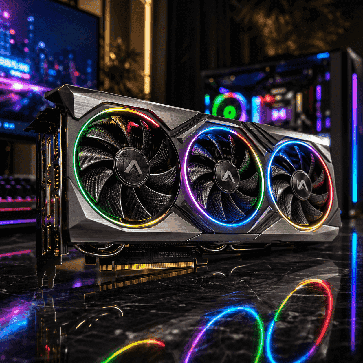 RTX 9090 Ti Graphics Card 'Placebo Edition' (No GPU Chip)