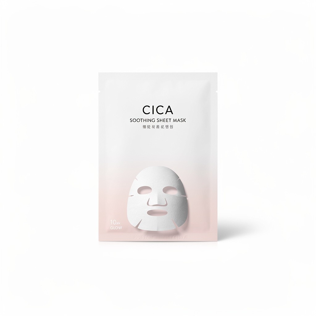 Cica Soothing Sheet Mask (10pk) Glow
