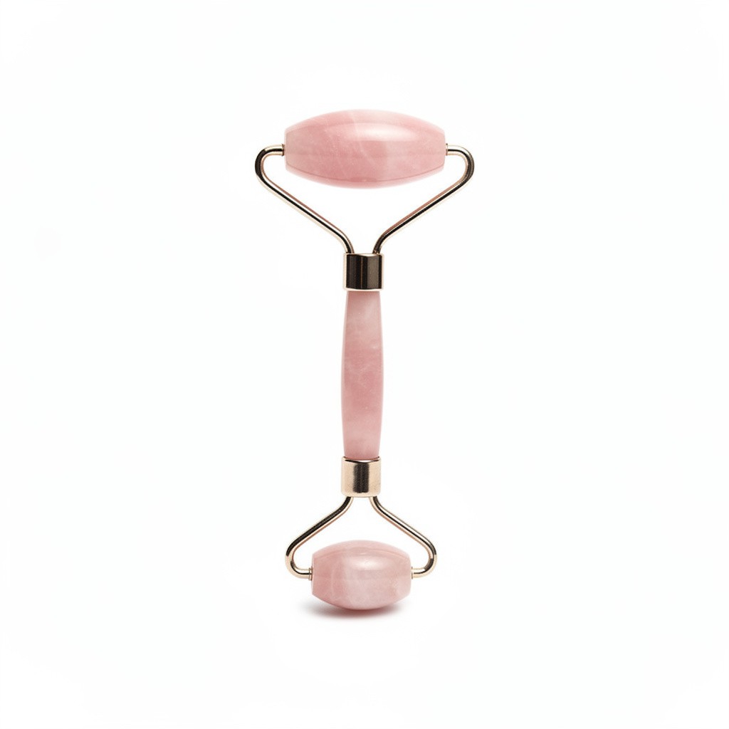 Jade Facial Roller Rose
