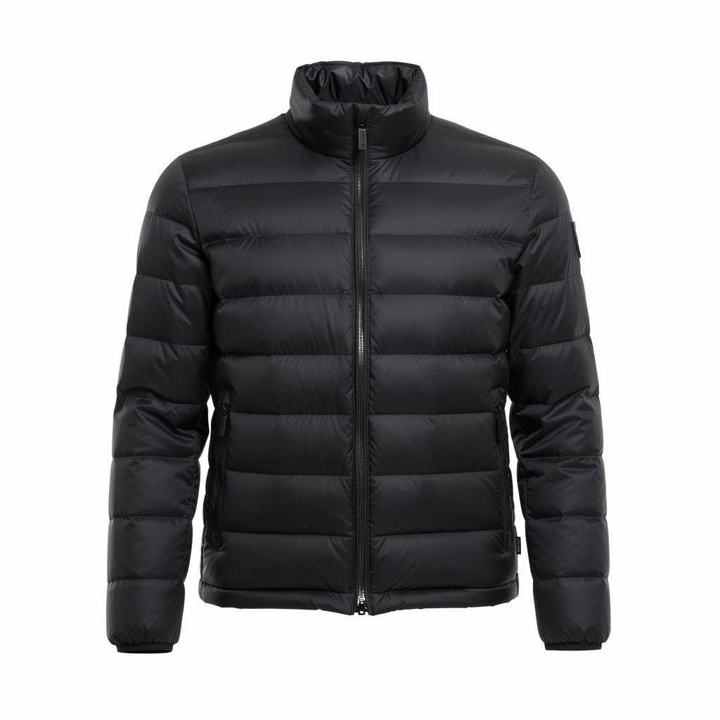 800-Fill Down Puffer Jacket Black