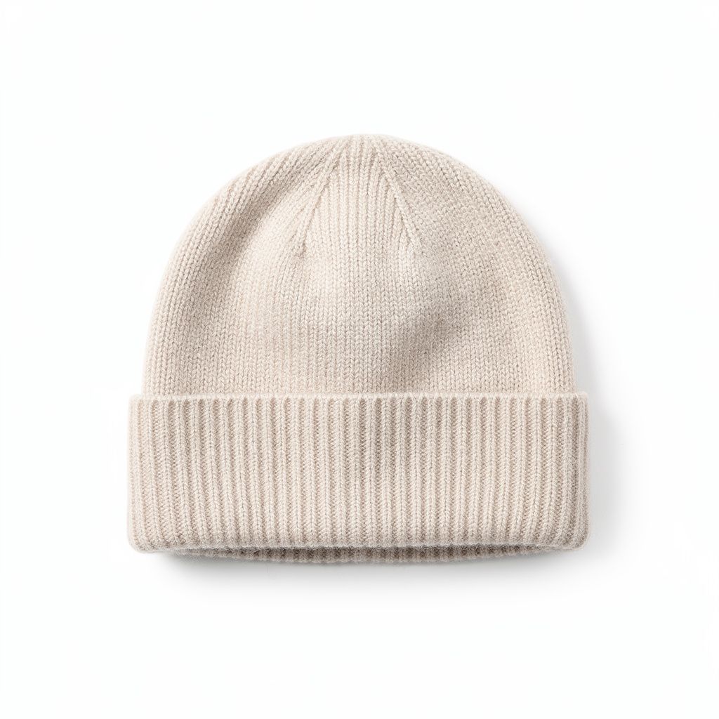 Cashmere Beanie Cuffed