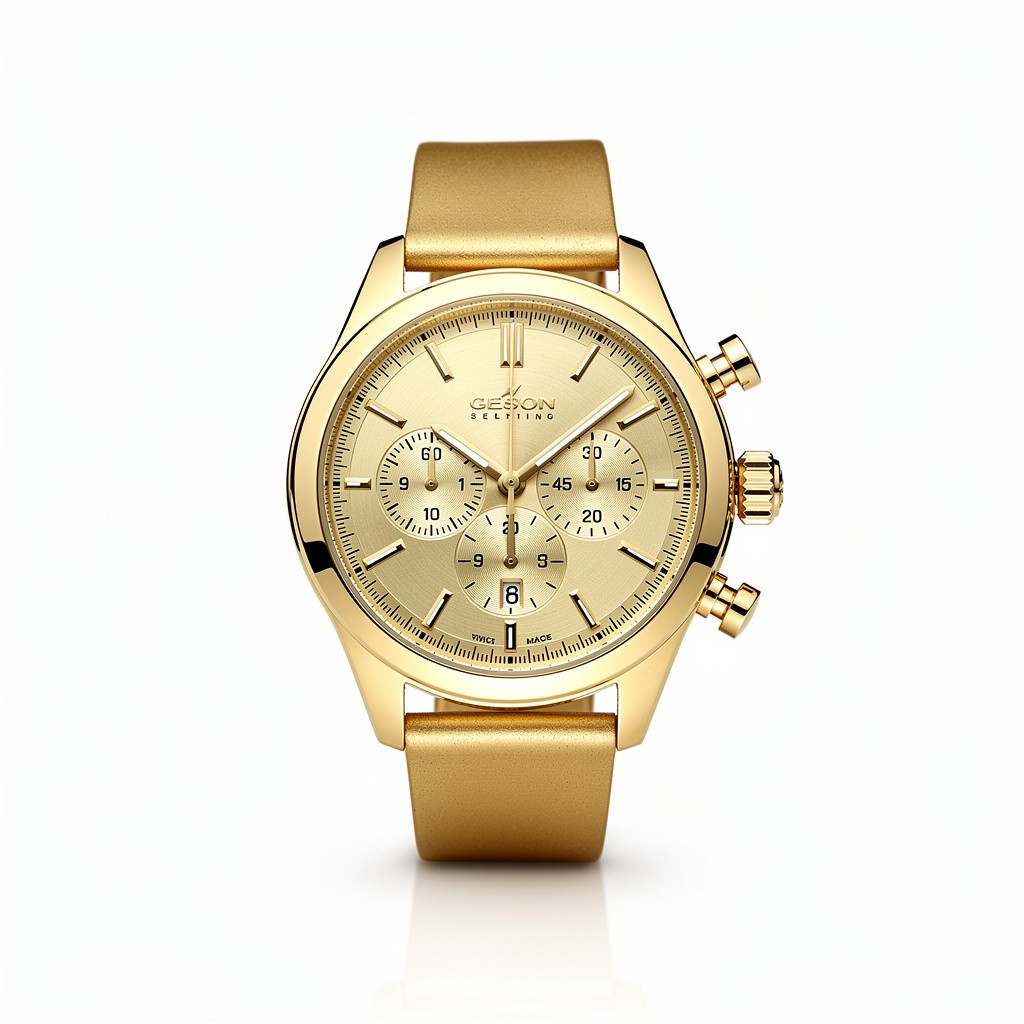 Chronograph Watch Gold