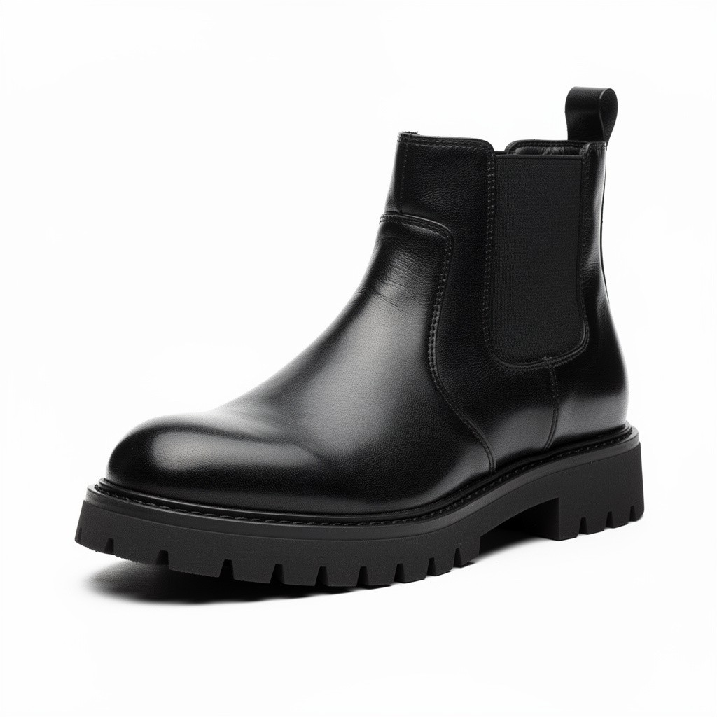 Chunky Chelsea Boots Black