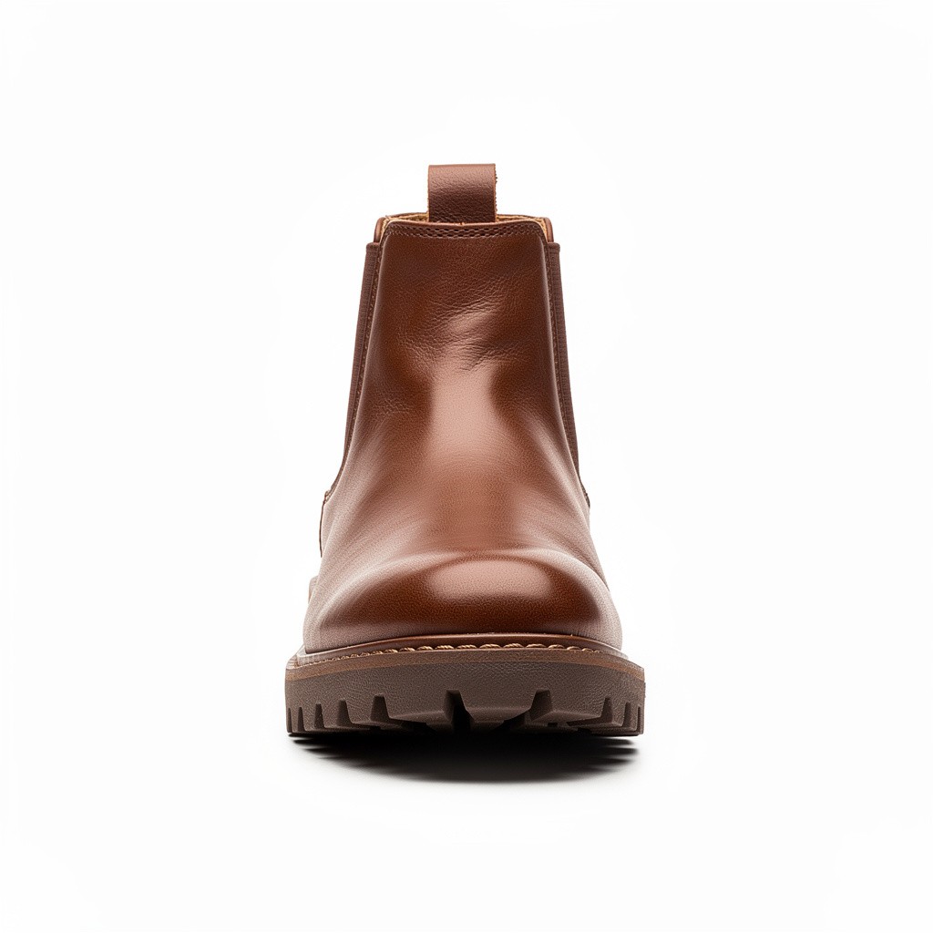 Chunky Chelsea Boots Brown