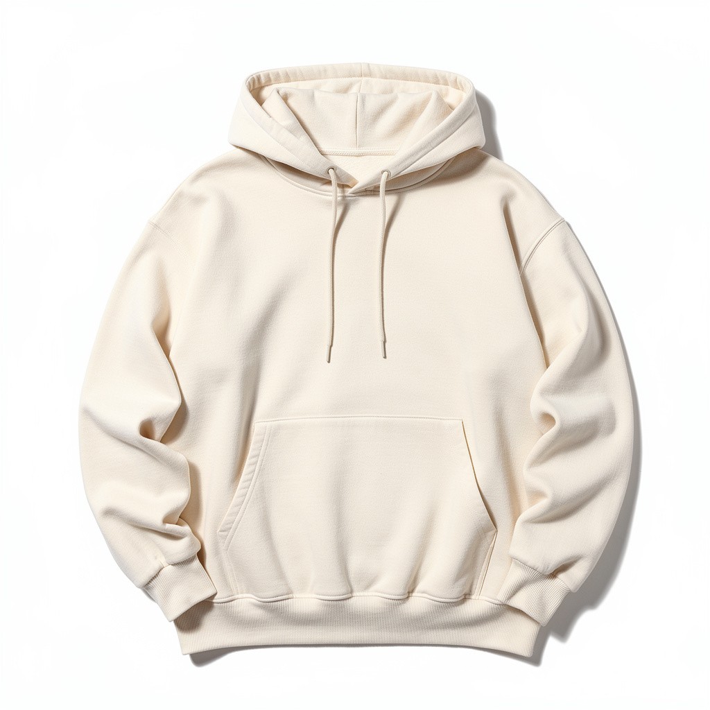 Heavyweight Oversized Hoodie Cream
