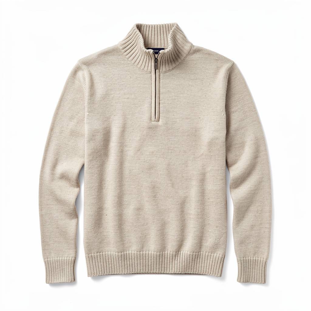 Merino Wool Sweater Quarter-Zip