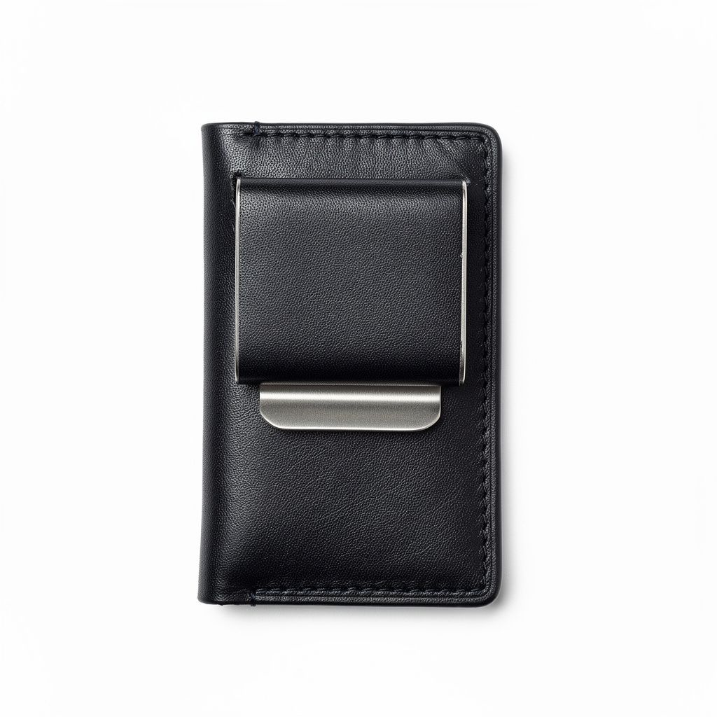 Minimalist Leather Wallet Money-Clip