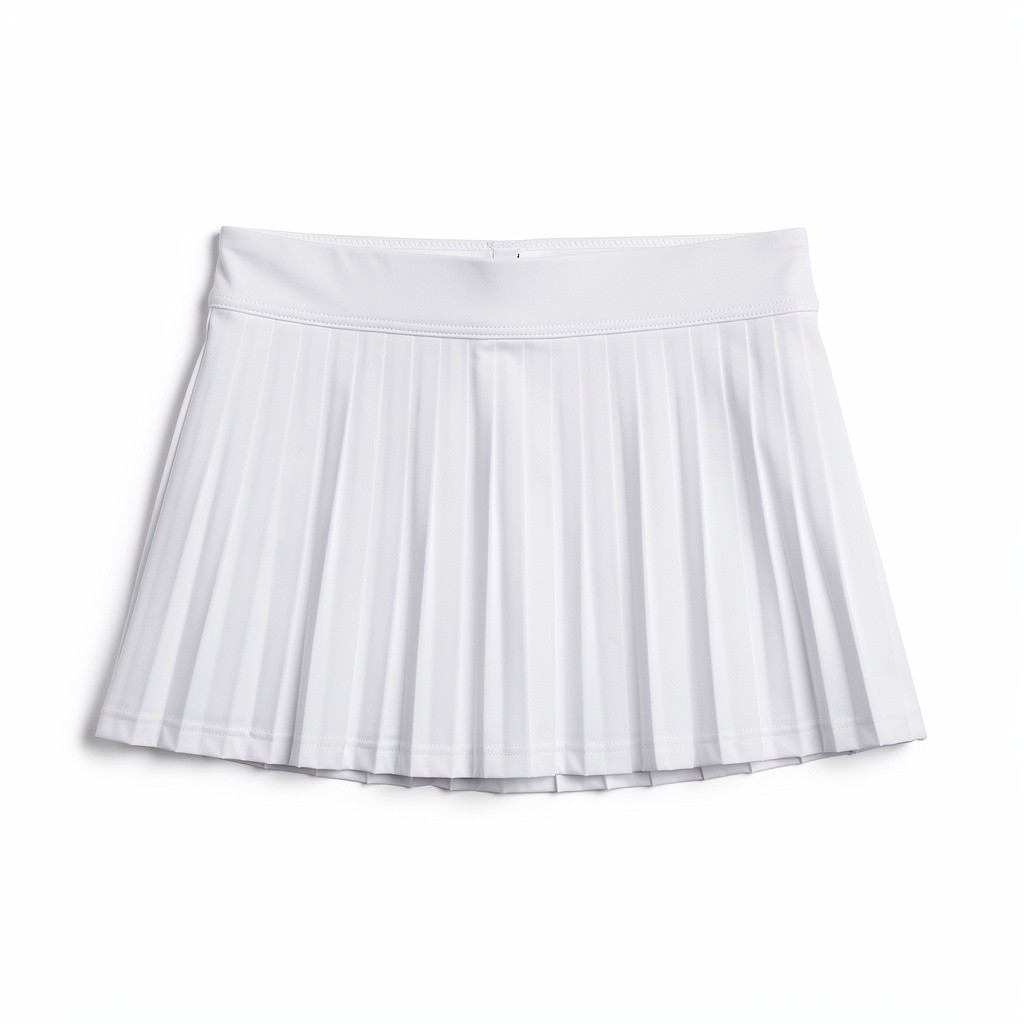 Pleated Tennis Skirt White