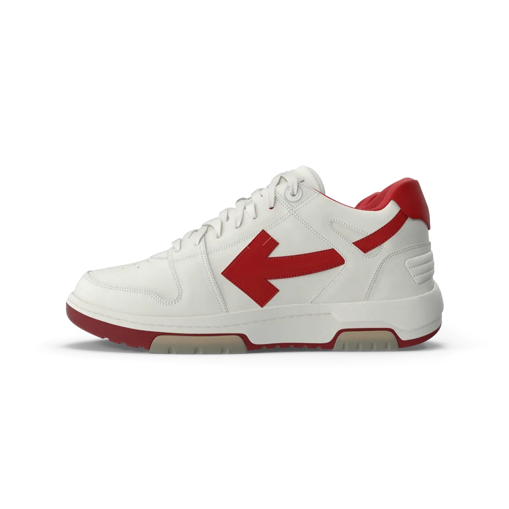 Sports Sneakers Off White & Red