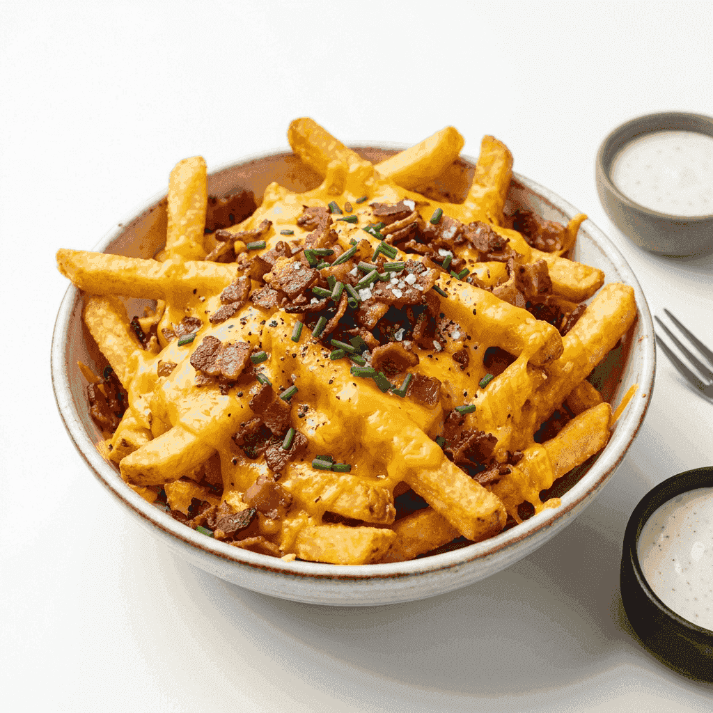 French Fries with Cheddar and Bacon