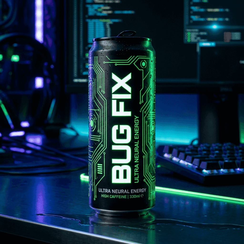 Code Bug Fix Energy Drink (Pack of 6)
