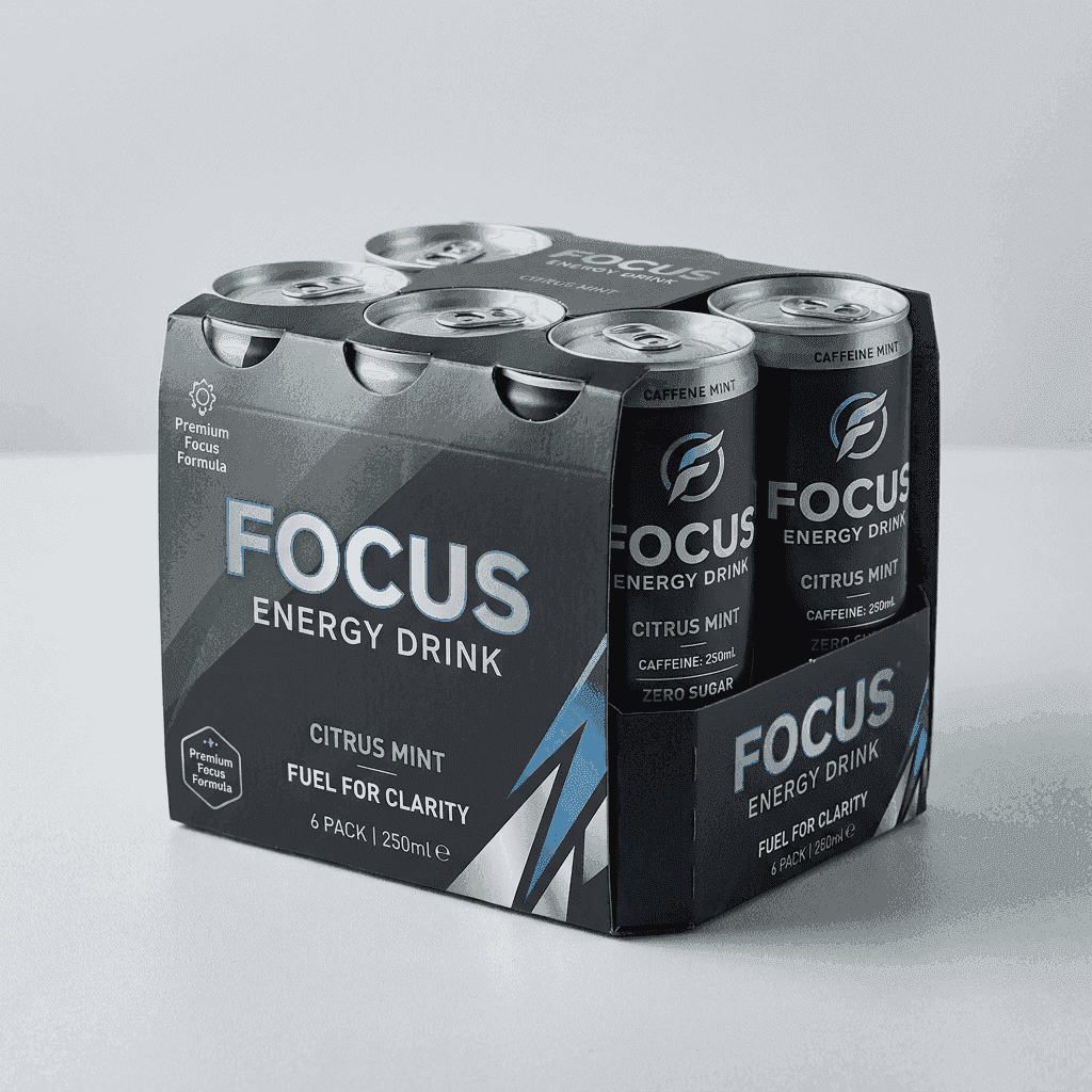Dopamine Focus & Energy Energy Drink (Pack 6 Cans)