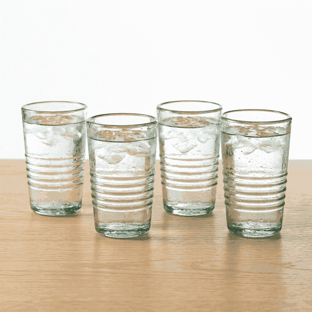 Ex-Cream Cheese Glass Cup Set