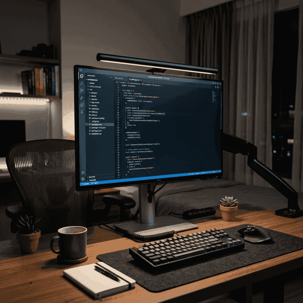 Smart Lamp for Screenbar Computer Monitor