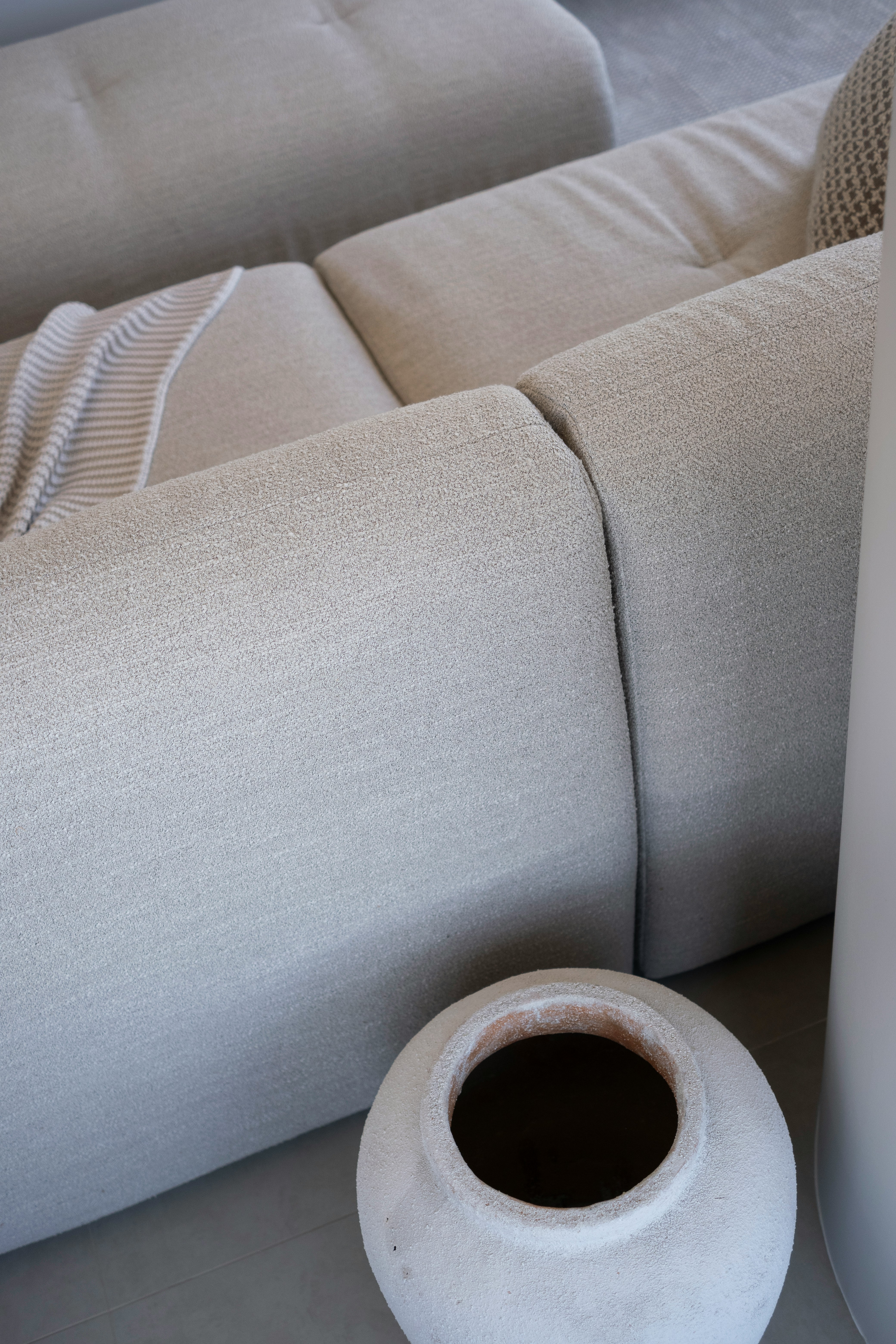 Cloud Corner Sofa (Beige Bouclé)