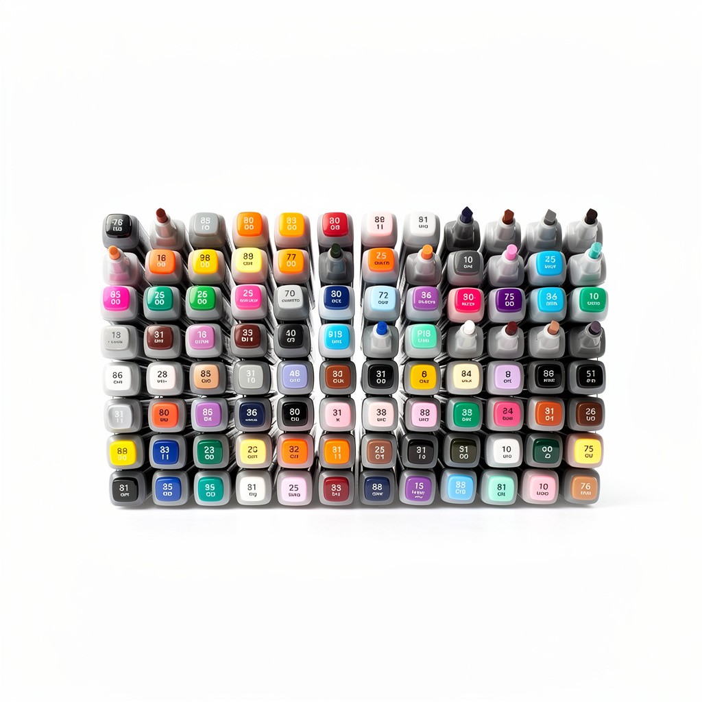 Alcohol Marker Set (80) Dual-Tip