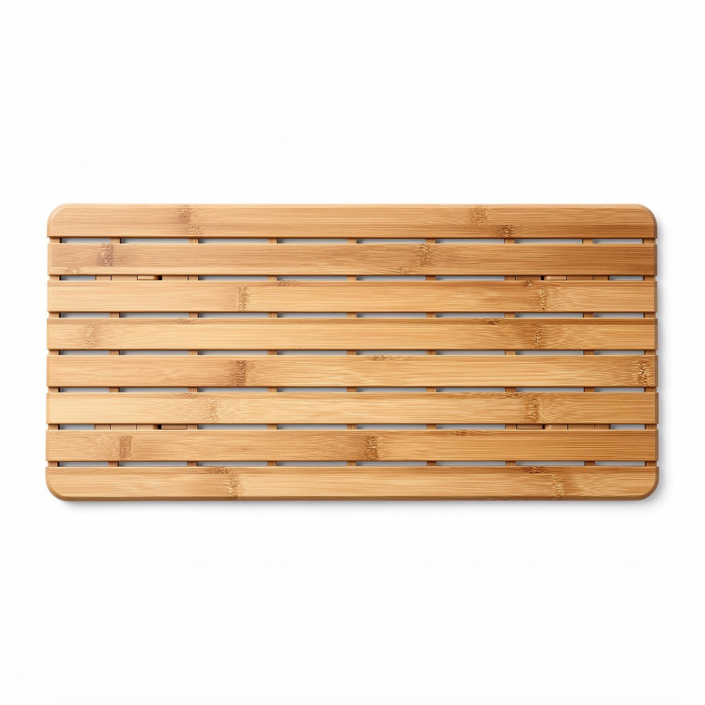 Bamboo Bath Mat Foldable