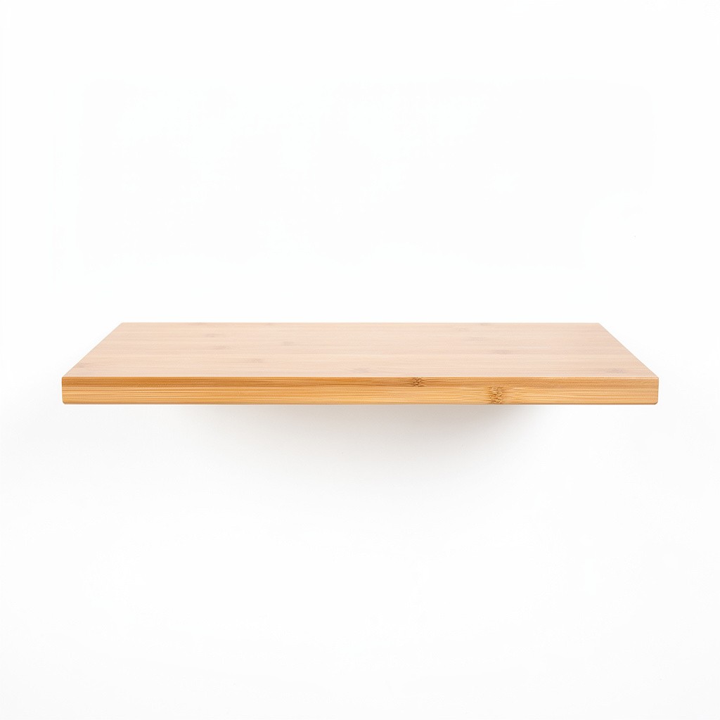 Bathroom Shelf Floating Bamboo