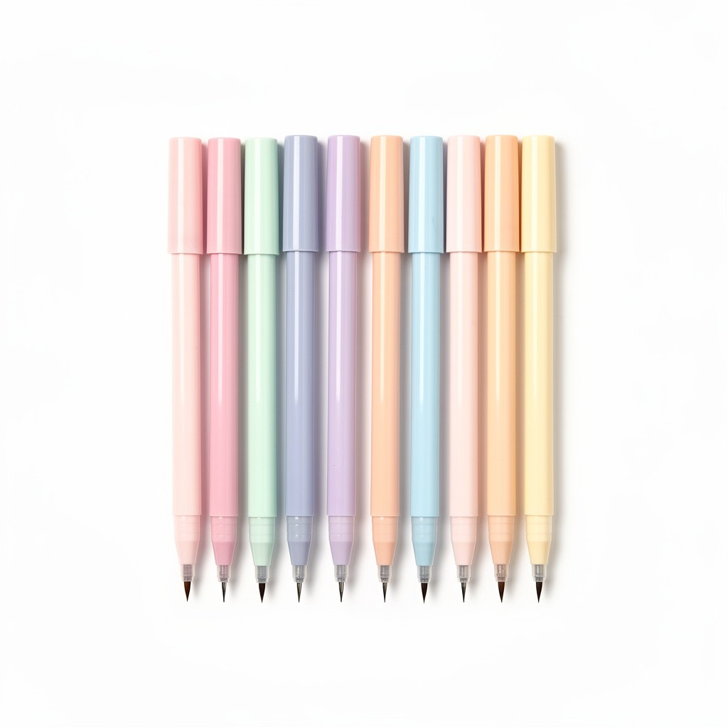 Brush Pen Lettering Set Pastel
