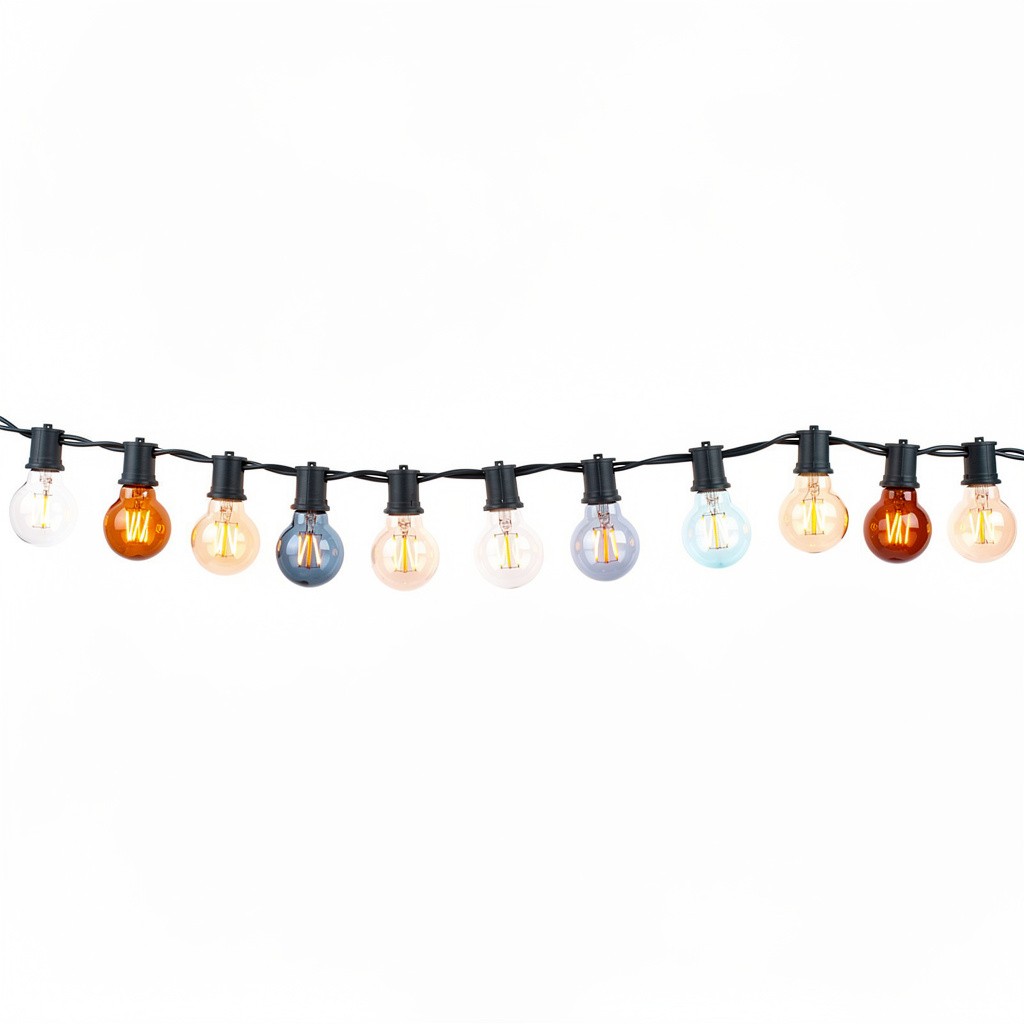 Cafe String Lights Color