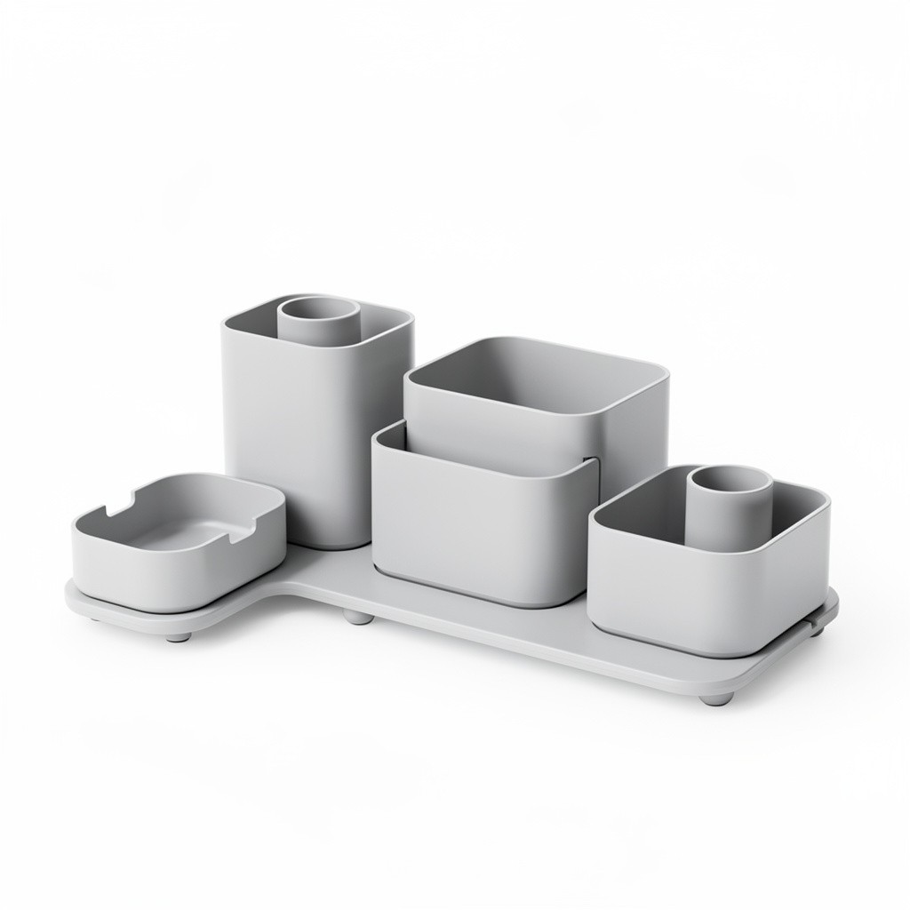 Desk Organizer Set Rotating