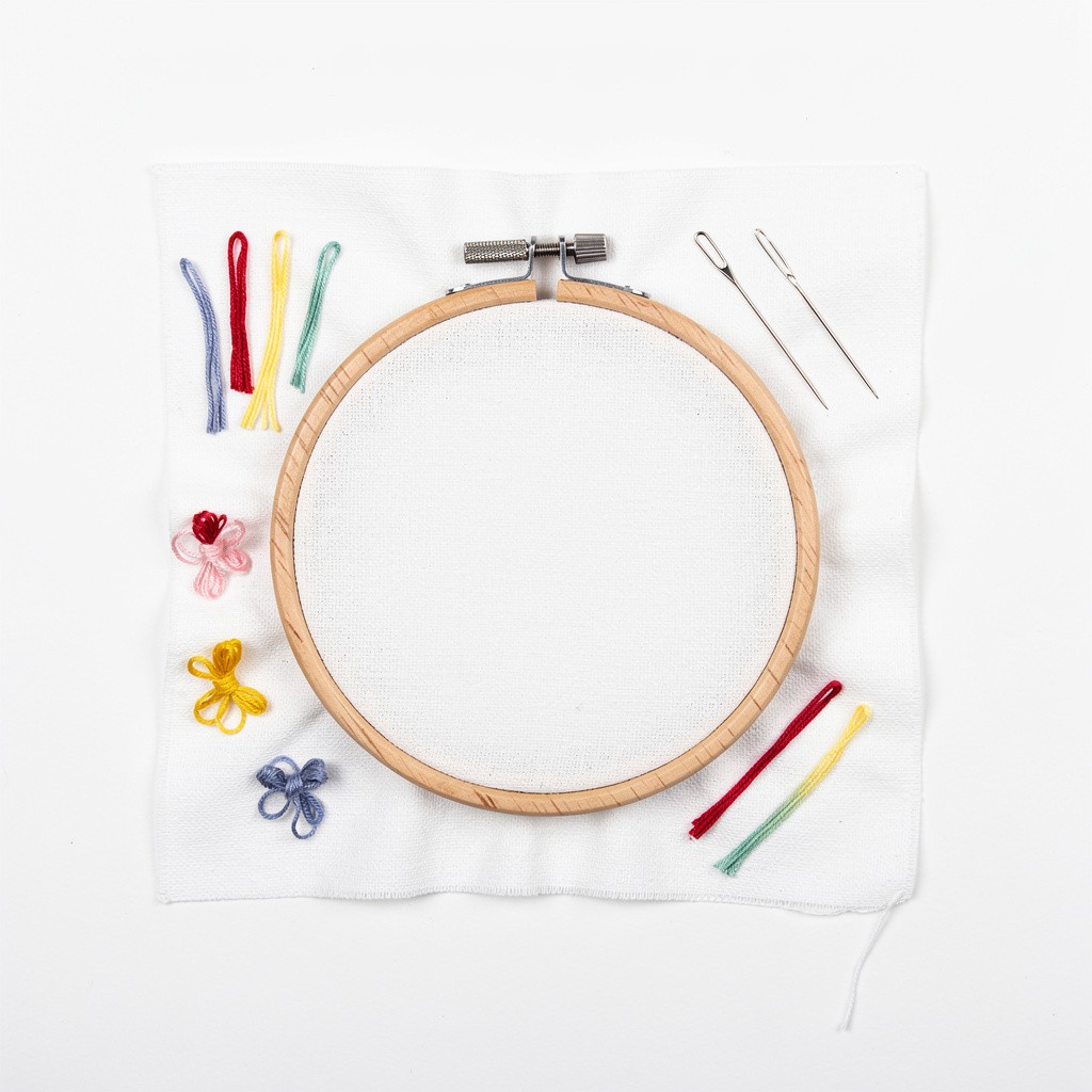 Embroidery Starter Kit Hoop
