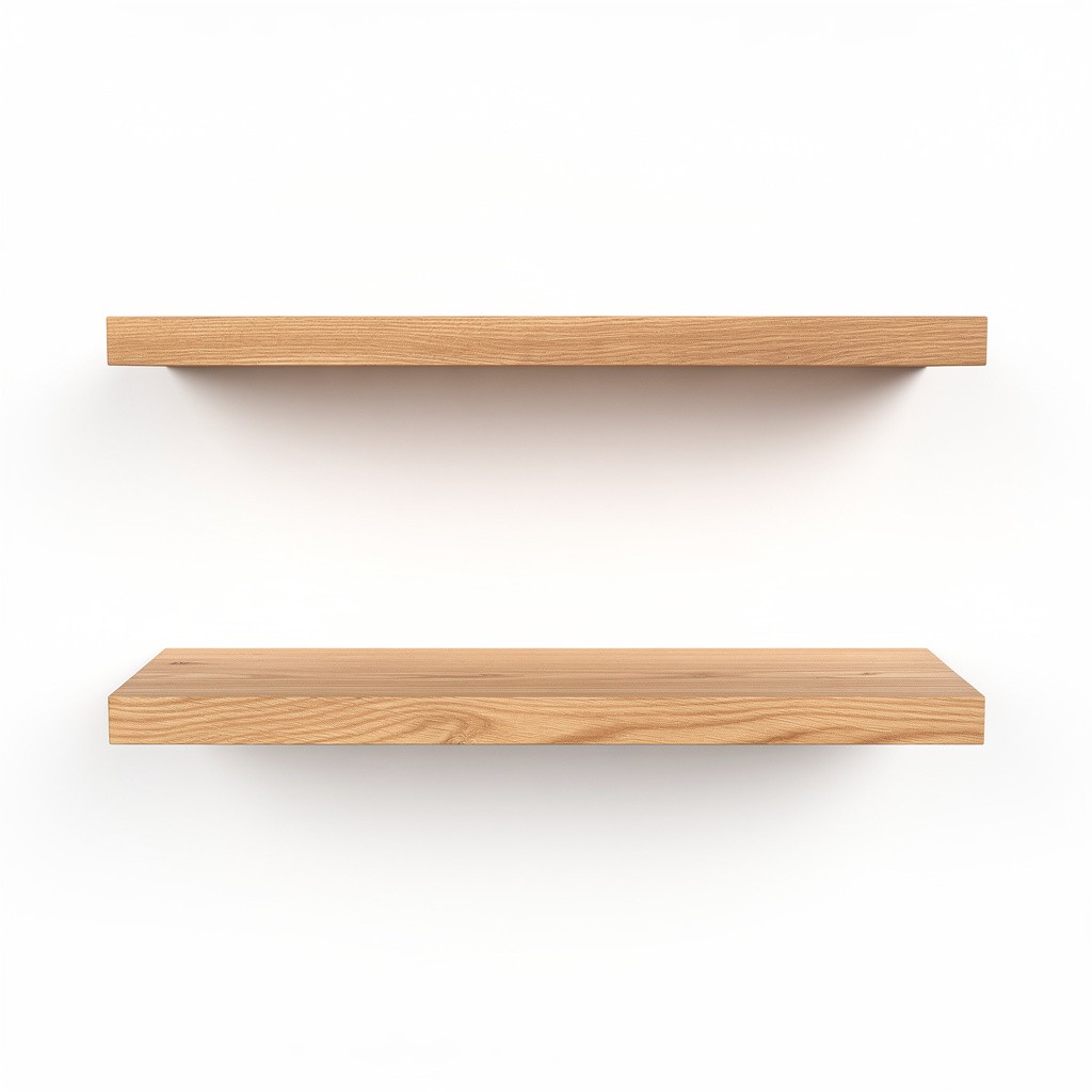 Floating Wall Shelves (3) Oak