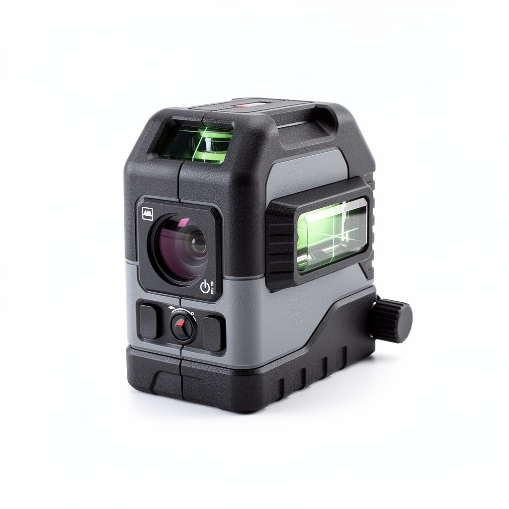 Laser Level Self-Leveling Cross-Line