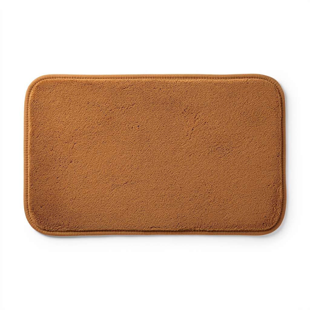 Memory Foam Bath Mat Teak