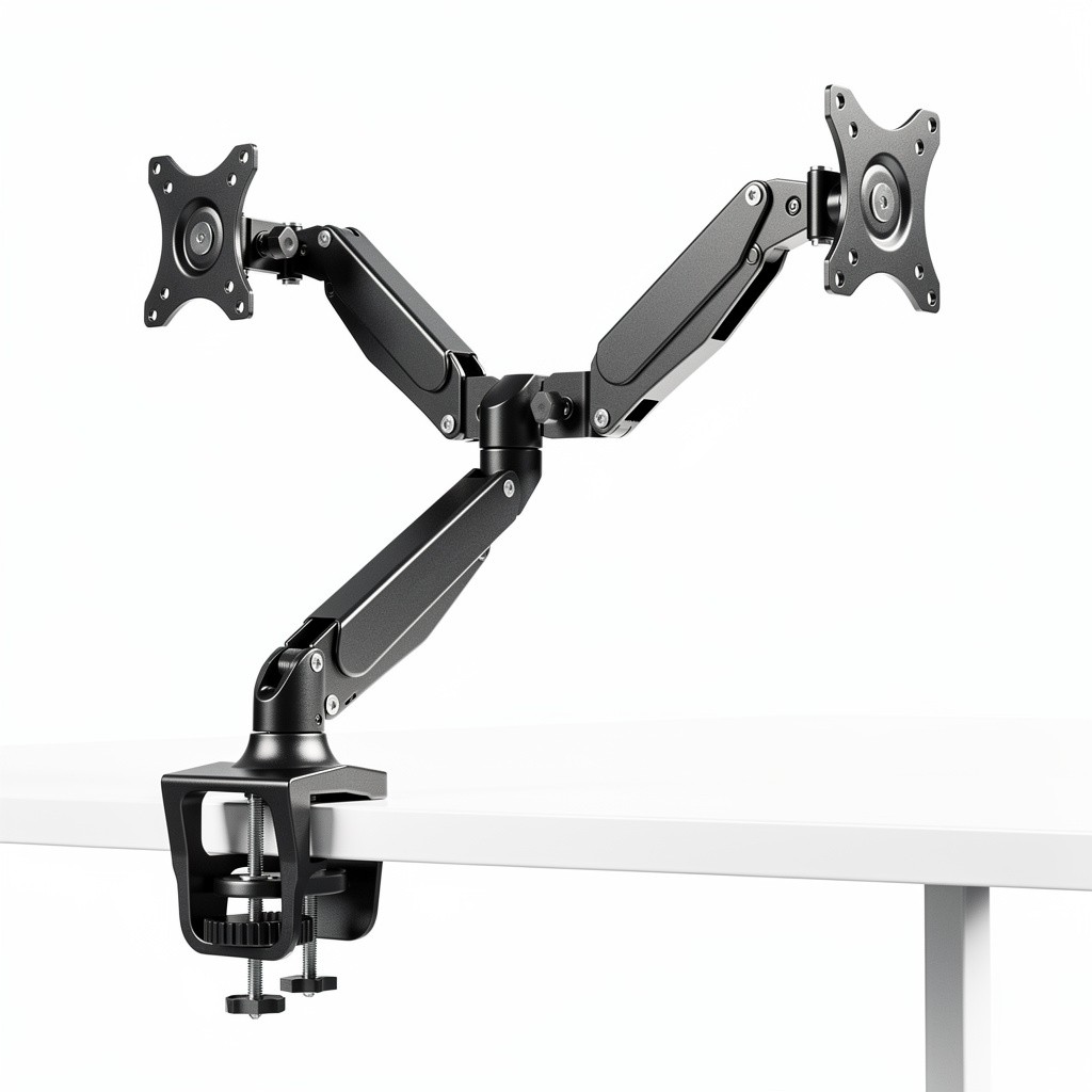 Monitor Arm Dual Clamp