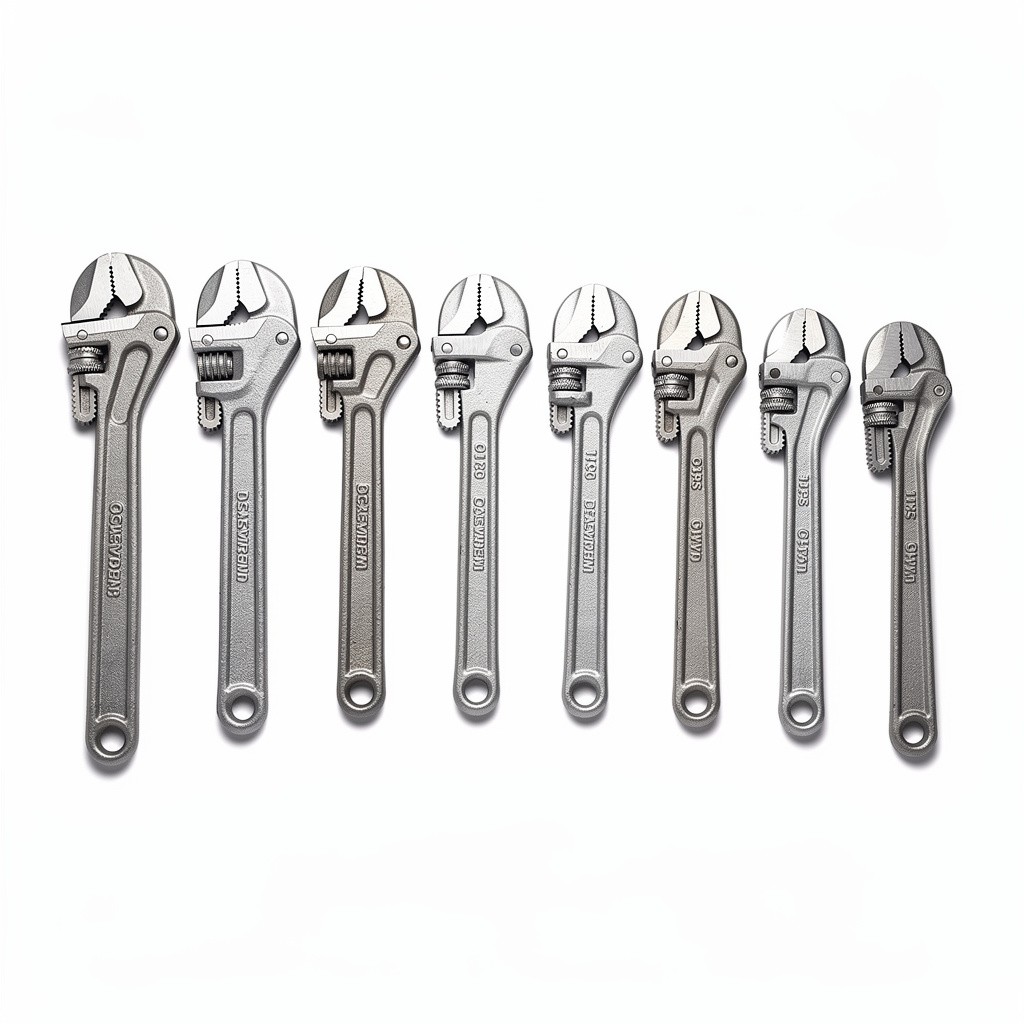 Pipe Wrench Set Adjustable