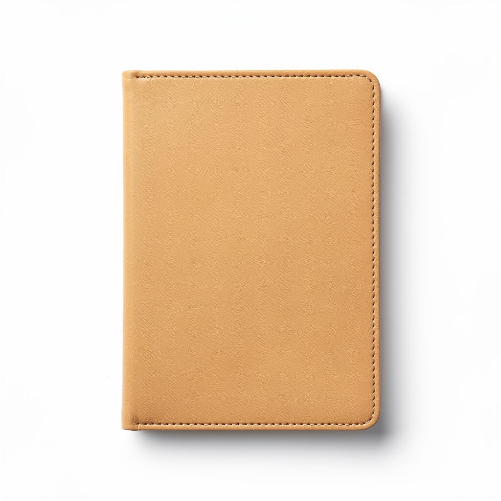 Recipe Journal Blank Leather