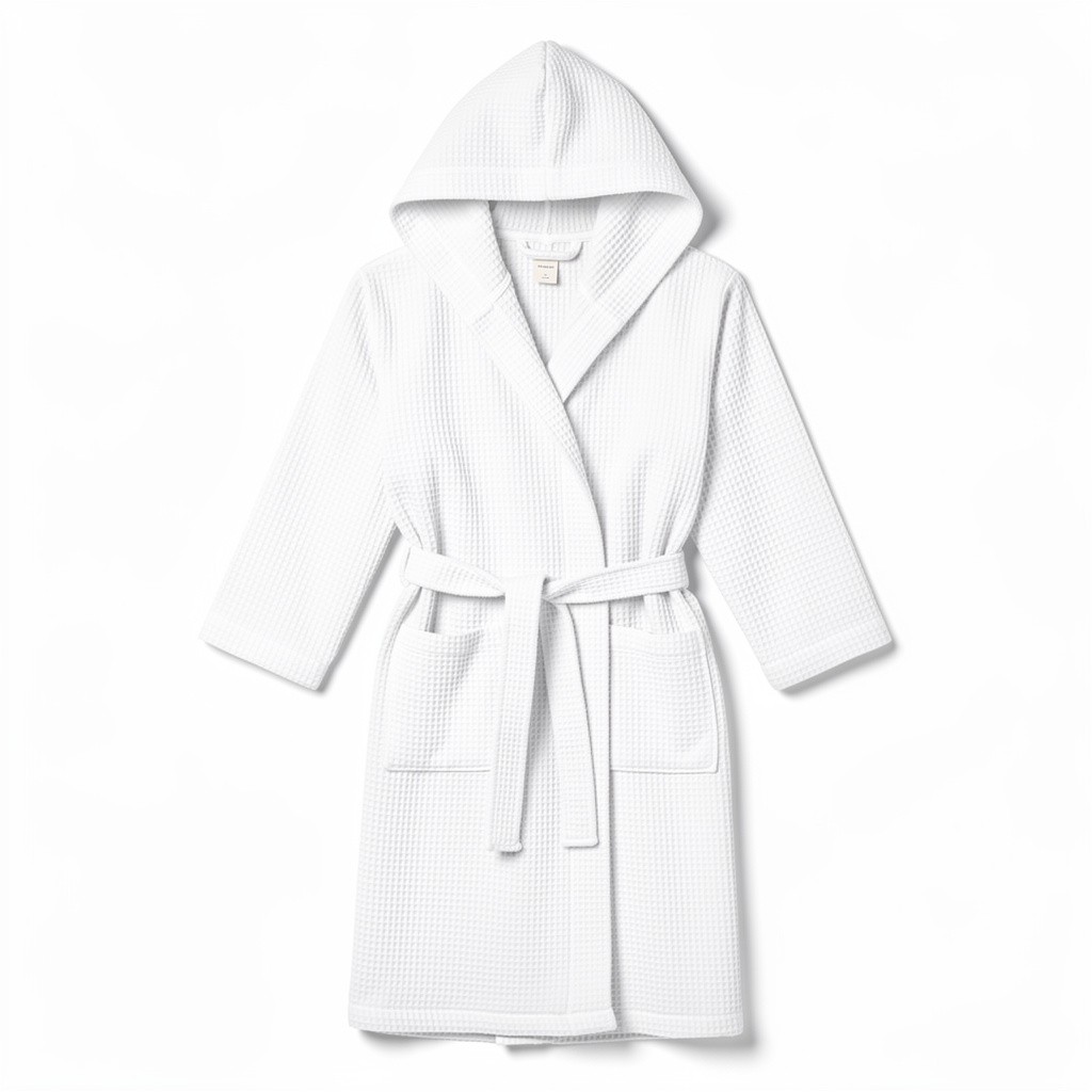 Robe Waffle Spa Hooded