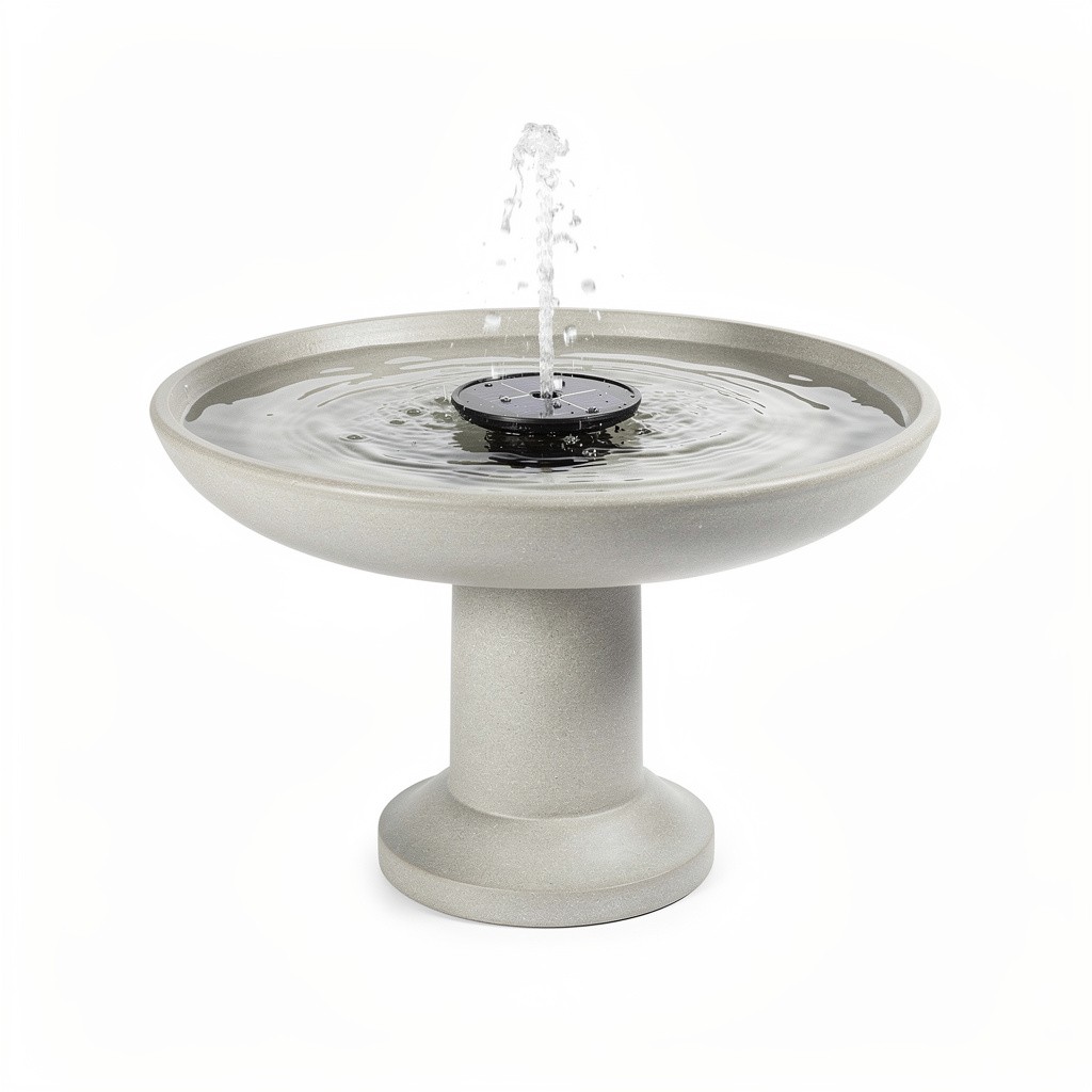 Solar Water Fountain Birdbath