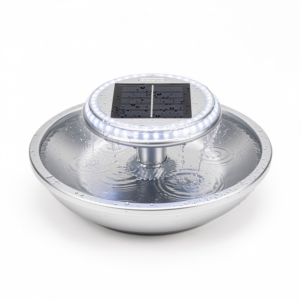 Solar Water Fountain LED