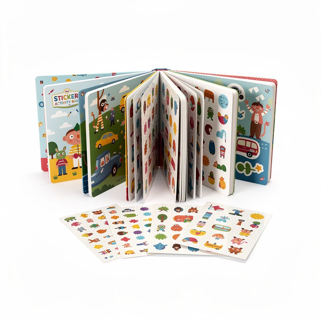 Sticker Activity Book Set Travel