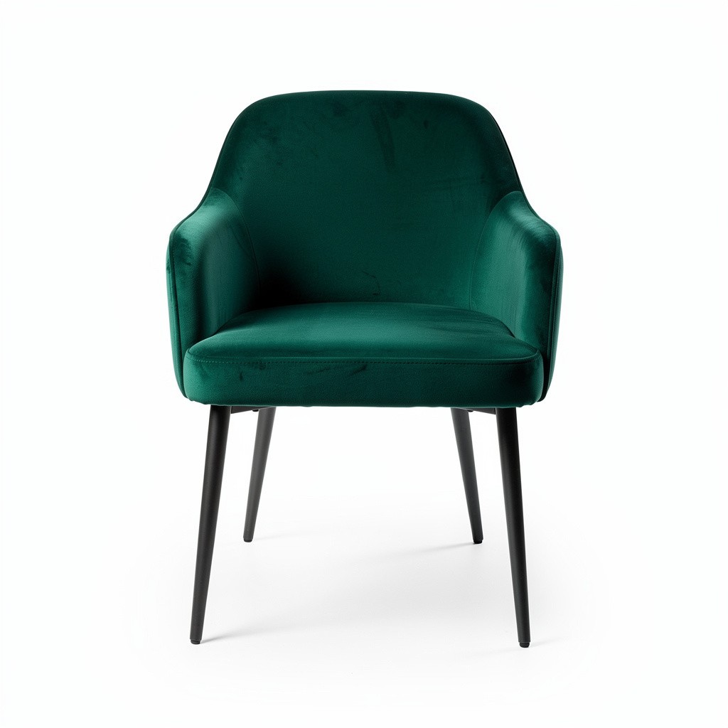 Velvet Accent Chair Emerald