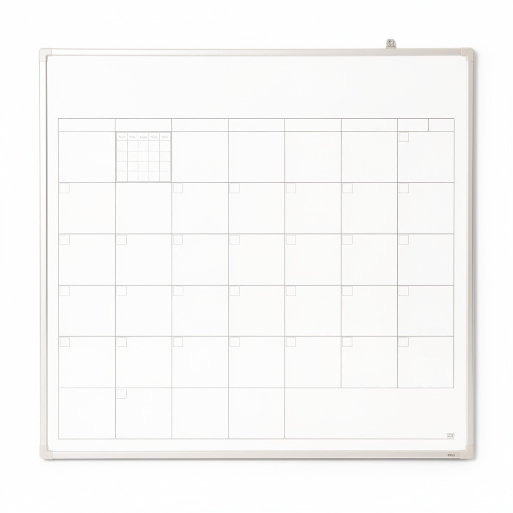 Wall Calendar Dry-Erase Monthly