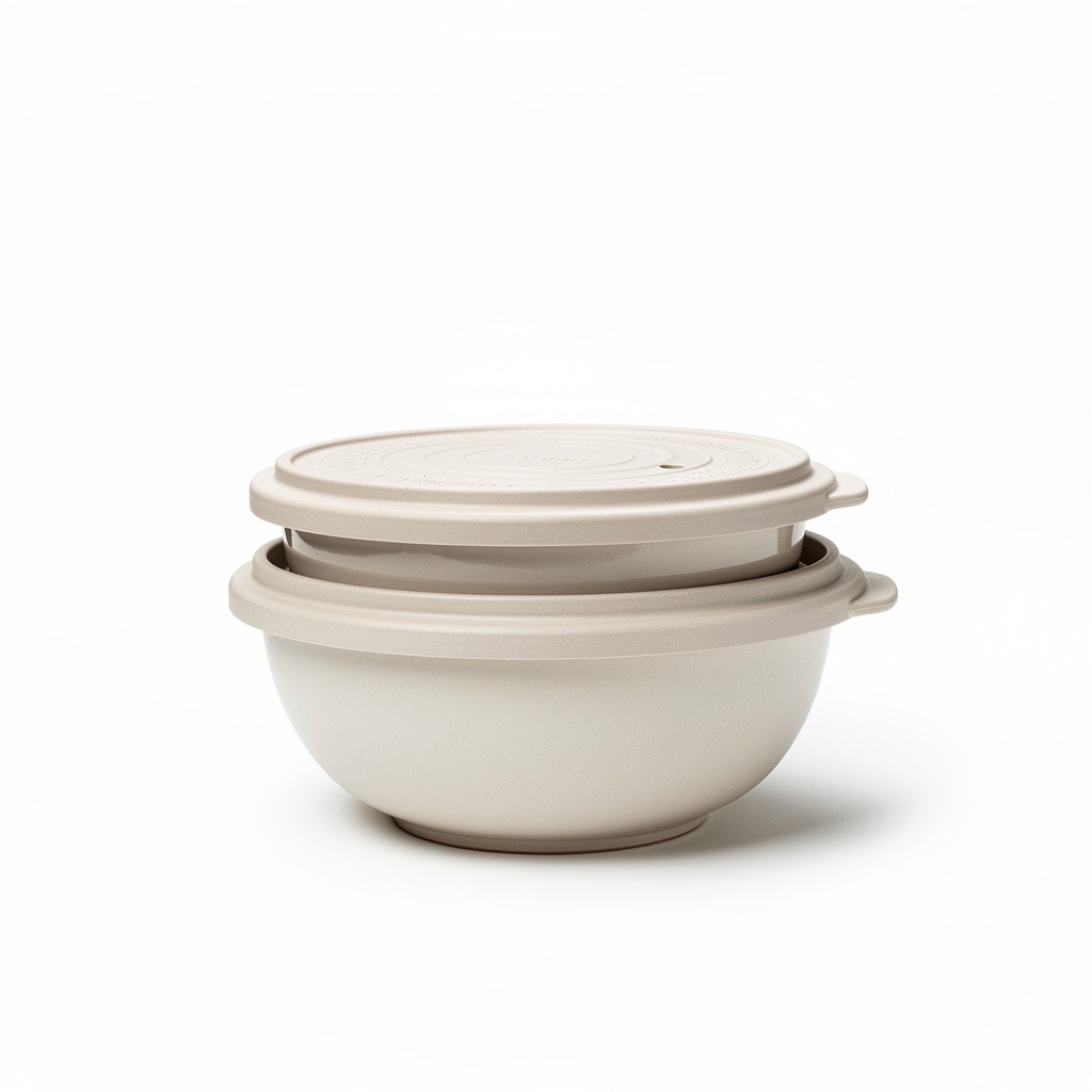 Ceramic Mixing Bowl Set Lidded