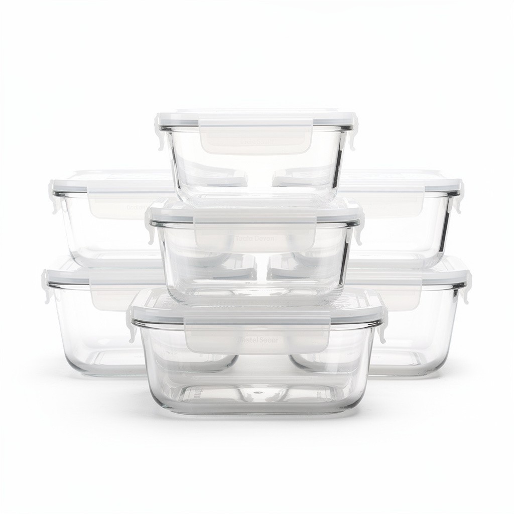Glass Food Storage Set 10-Piece