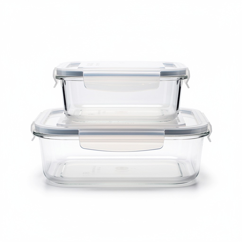 Glass Food Storage Set Vacuum