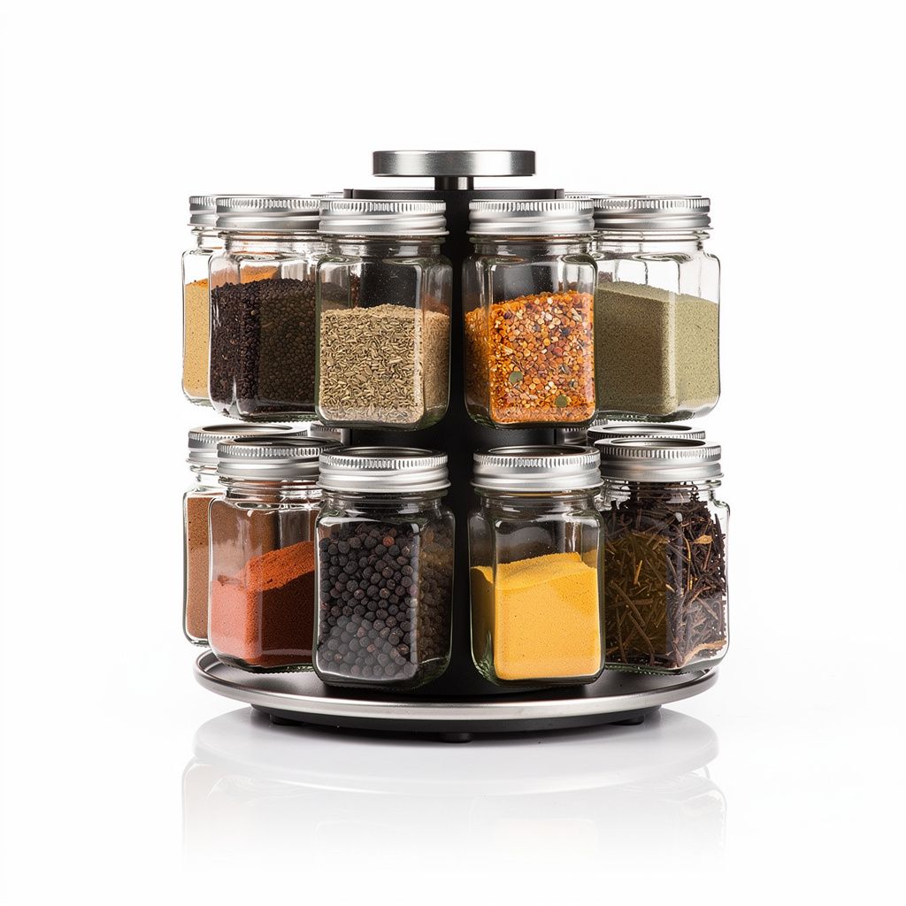 Spice Rack Rotating 20-Jar