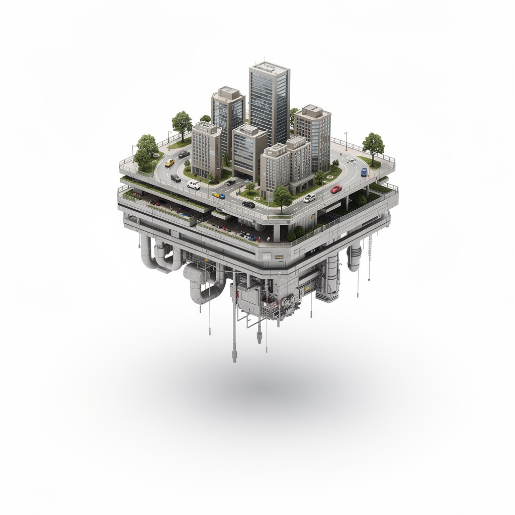 Floating City Block