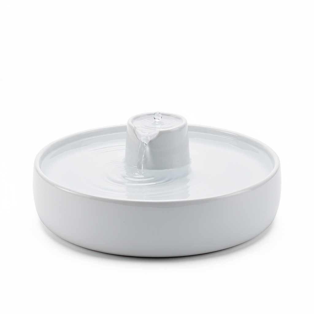 Cat Water Fountain Ceramic