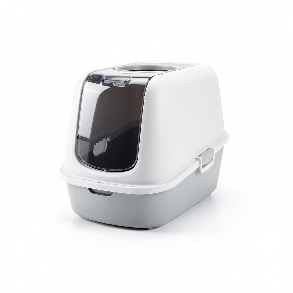 Self-Cleaning Litter Box Hooded