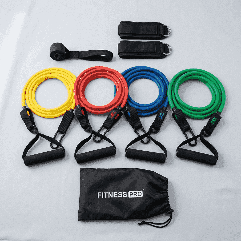 Elastic Bands Kit Elastic Exercise Bands (5 Levels)