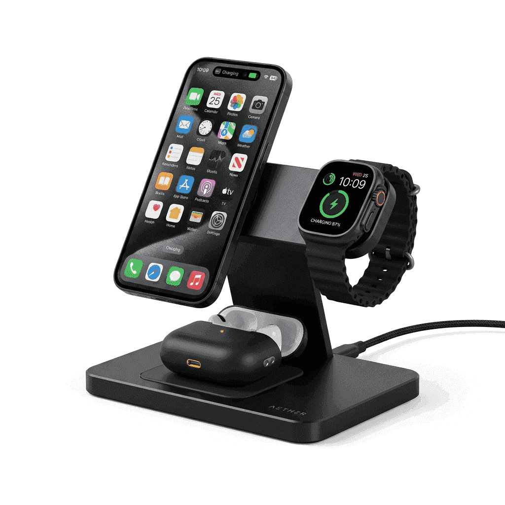 3-in-1 Magnetic Wireless Induction Charger