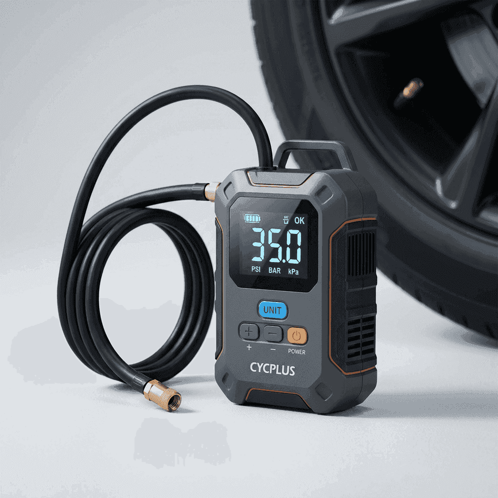 Mini Portable Wireless Digital Tire Air Compressor