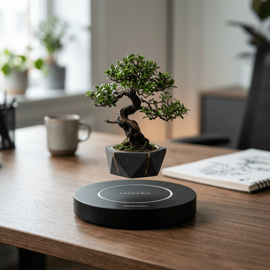 Magnetic Levitating Floating Pot