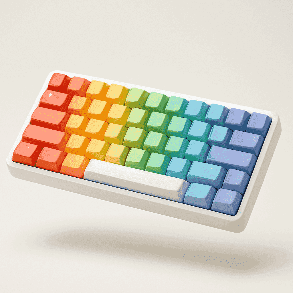 Compact Mechanical RGB Gamer Keyboard
